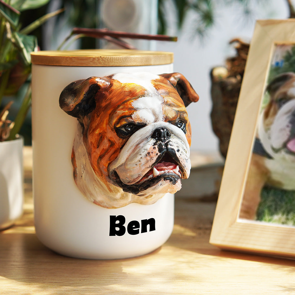 Urna per animali in ceramica personalizzata