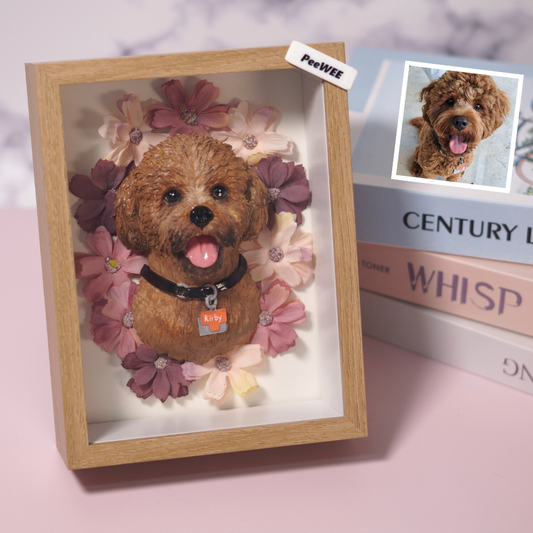 Custom Blossoming Pet Portrait