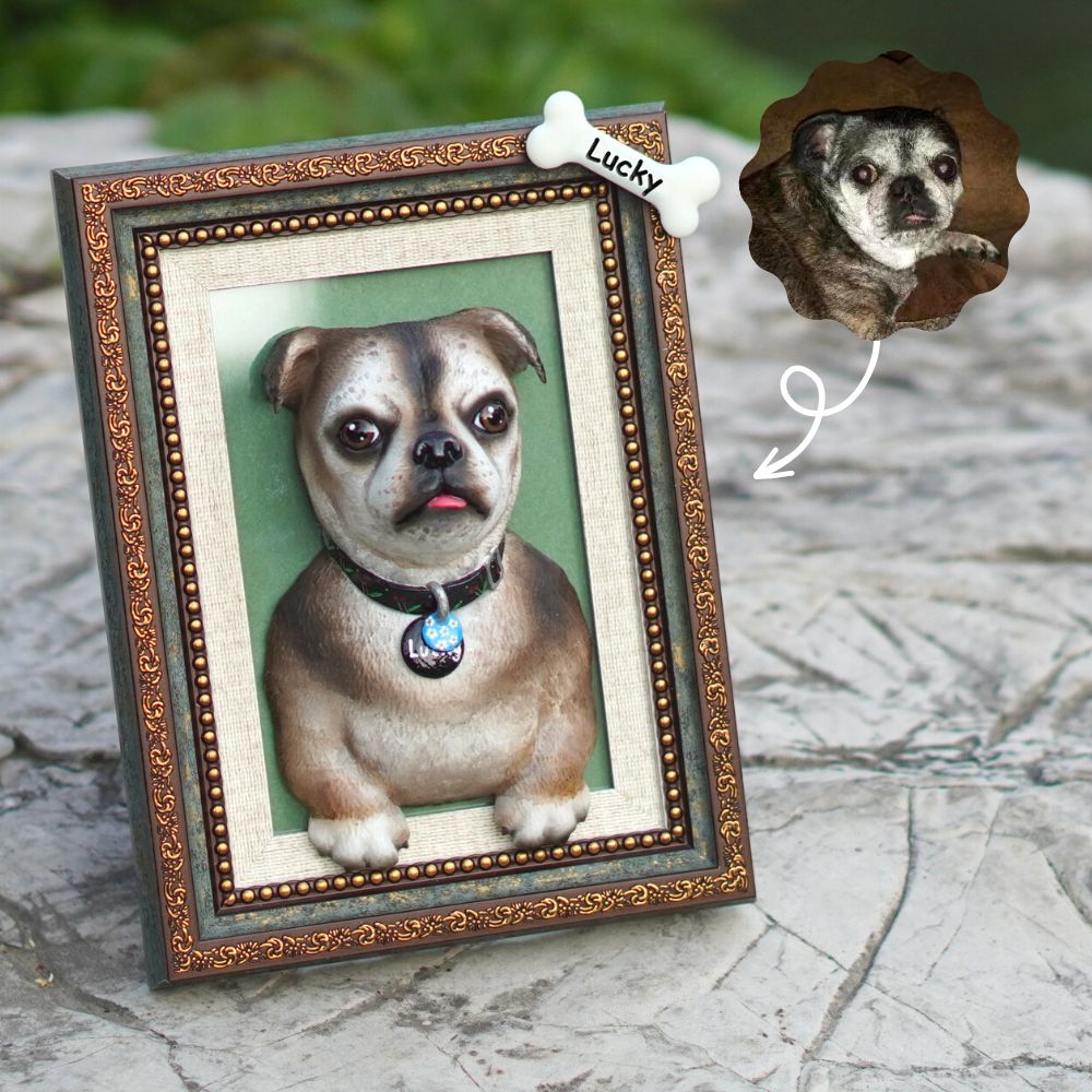 Custom 3D Pet Portrait