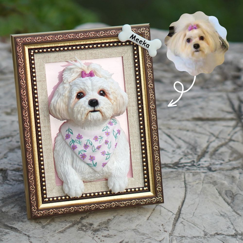 Custom 3D Pet Portrait