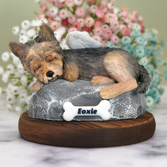 Custom Sleepy Angel Pet Figurine