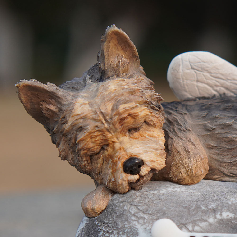 Custom Sleepy Angel Pet Figurine